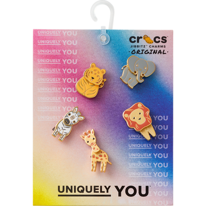 Enamel Safari 5 Pack Jibbitz™ charms | Crocs Latest