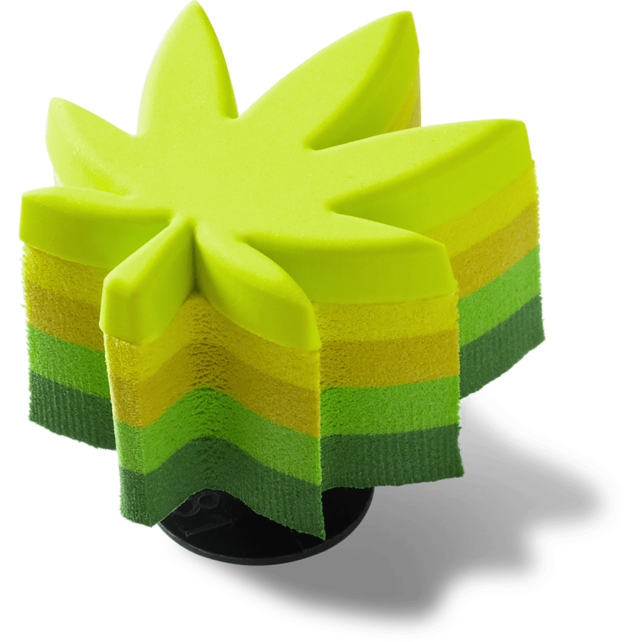 Stacked Hemp Leaf Jibbitz™ charms | Crocs Classic