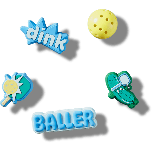 Pickle Ball 5 Pack Jibbitz™ charms | Crocs Value