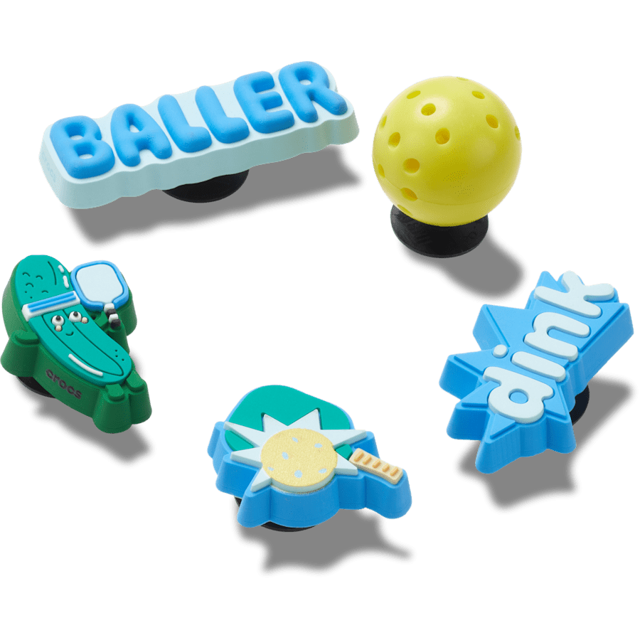 Pickle Ball 5 Pack Jibbitz™ charms | Crocs Value