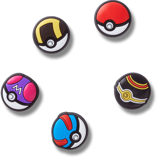 Poke Ball 5 Pack Jibbitz™ charms | Crocs Everyday