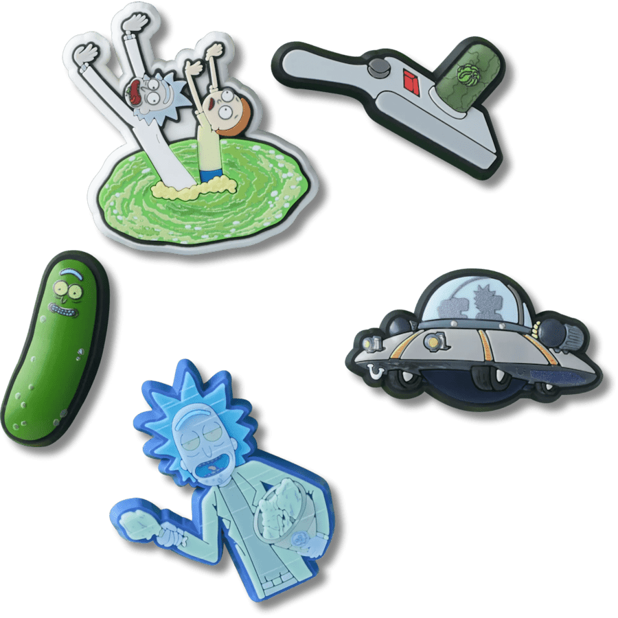 Rick and Morty 5 Pack Jibbitz™ charms | Crocs Discount