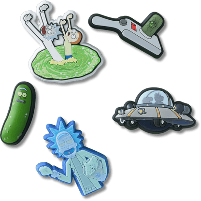 Rick and Morty 5 Pack Jibbitz™ charms | Crocs Discount