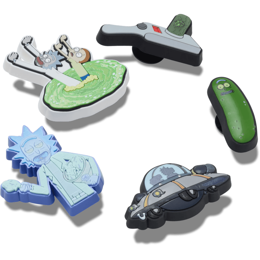 Rick and Morty 5 Pack Jibbitz™ charms | Crocs Discount