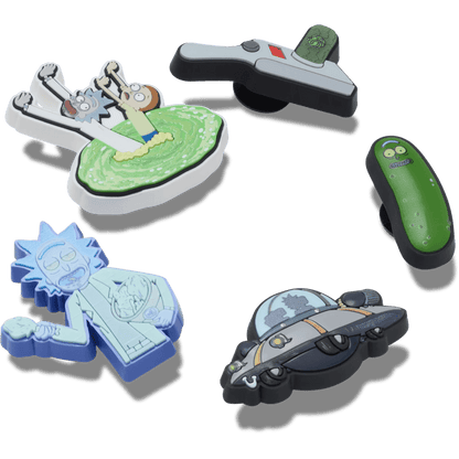 Rick and Morty 5 Pack Jibbitz™ charms | Crocs Discount