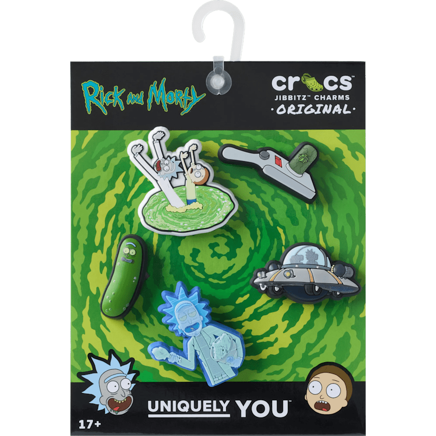 Rick and Morty 5 Pack Jibbitz™ charms | Crocs Discount