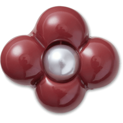 Expressive Floral Maroon Jibbitz™ charms | Crocs Classic