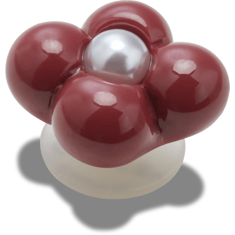 Expressive Floral Maroon Jibbitz™ charms | Crocs Classic