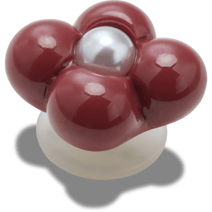 Expressive Floral Maroon Jibbitz™ charms | Crocs Classic