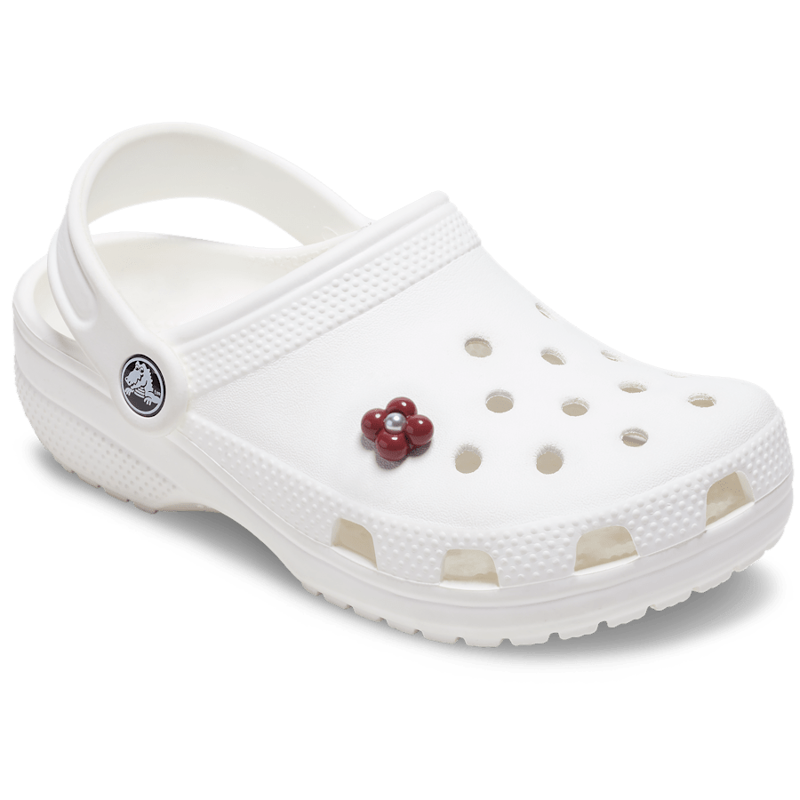 Expressive Floral Maroon Jibbitz™ charms | Crocs Classic