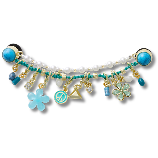 Blue Adjustable Charm Chain Jibbitz™ charms | Crocs Essential
