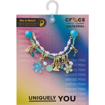 Blue Adjustable Charm Chain Jibbitz™ charms | Crocs Essential