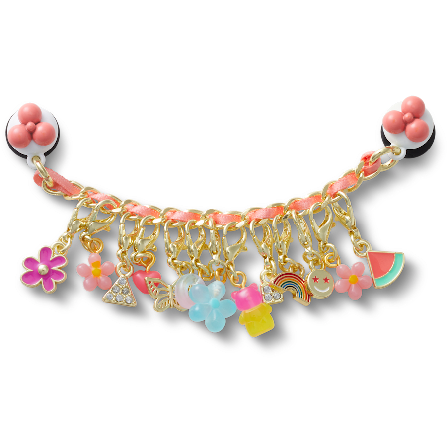Pink Adjustable Charm Chain Jibbitz™ charms | Crocs Quality