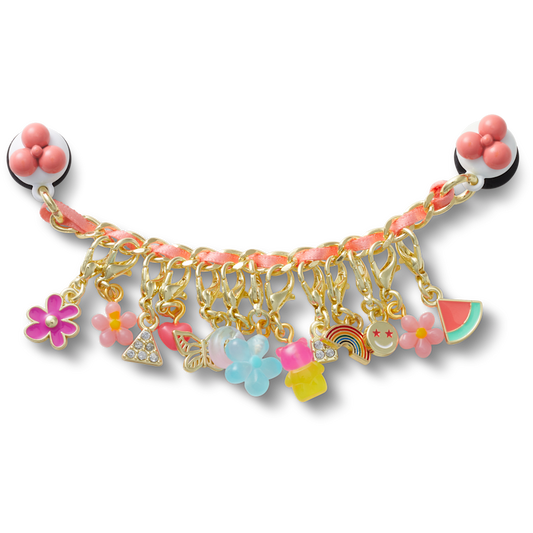 Pink Adjustable Charm Chain Jibbitz™ charms | Crocs Quality