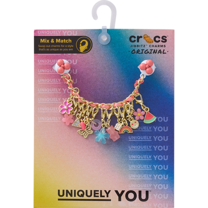 Pink Adjustable Charm Chain Jibbitz™ charms | Crocs Quality
