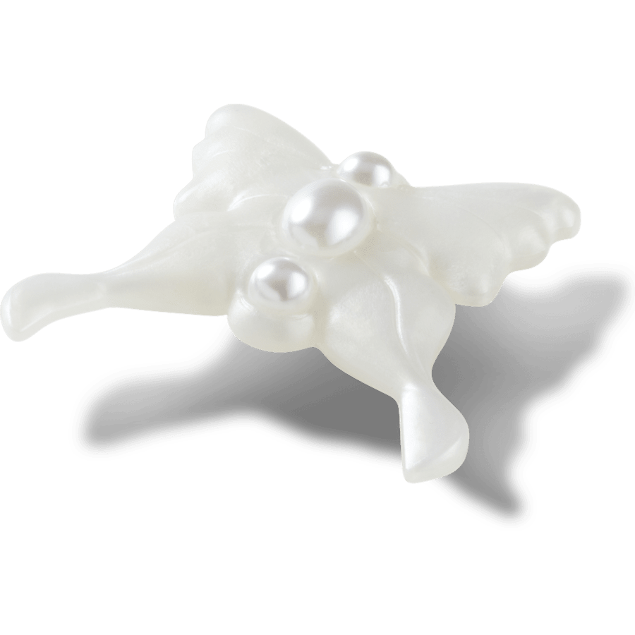 Meta Jelly White Butterfly Jibbitz™ charms | Crocs Everyday