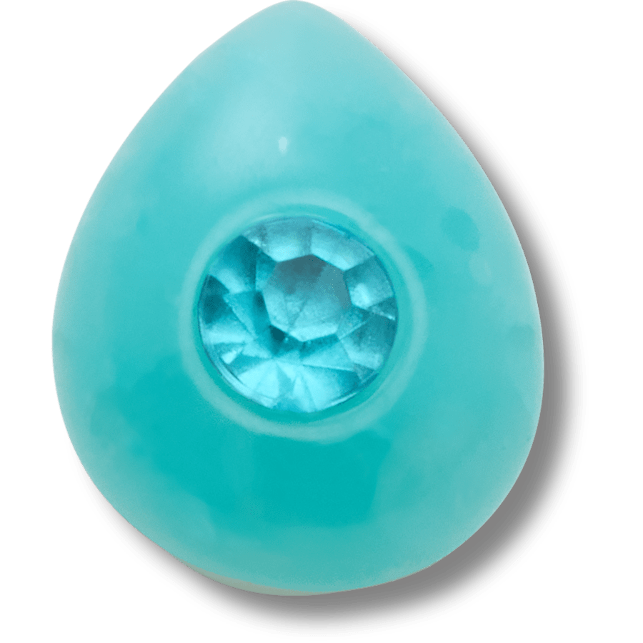 Aquamarine March Birthstone Collection Jibbitz™ charms | Crocs Trusted