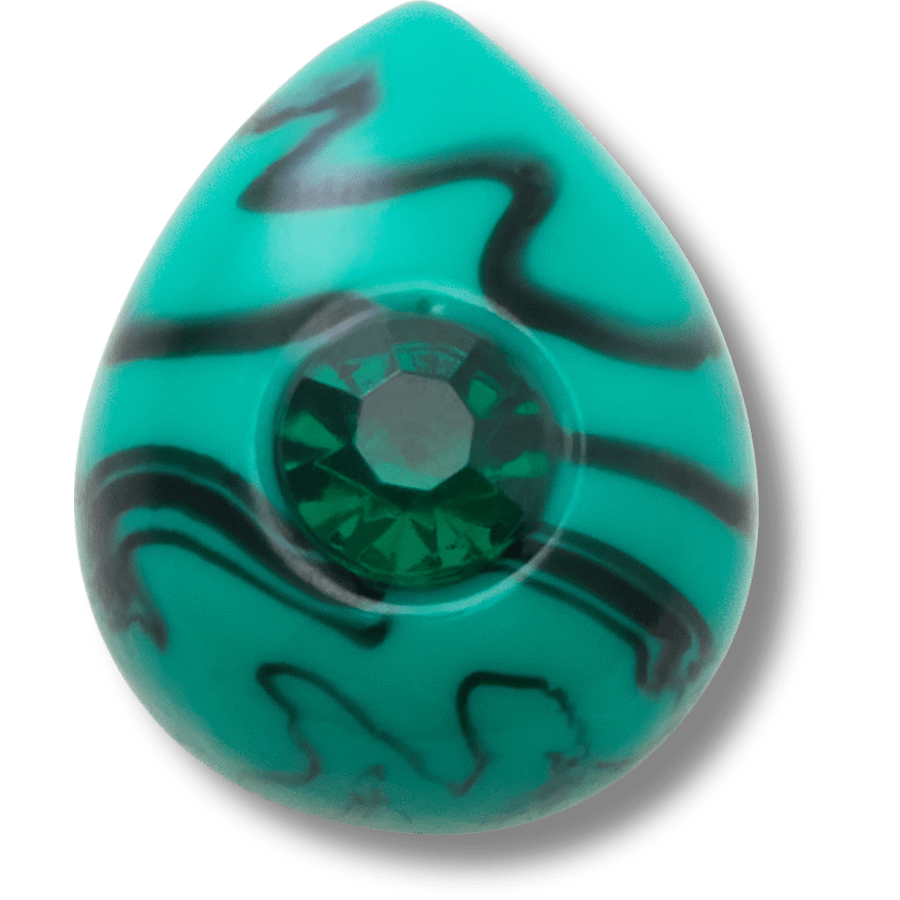 Emerald May Birthstone Collection Jibbitz™ charms | Crocs Customer Favorite