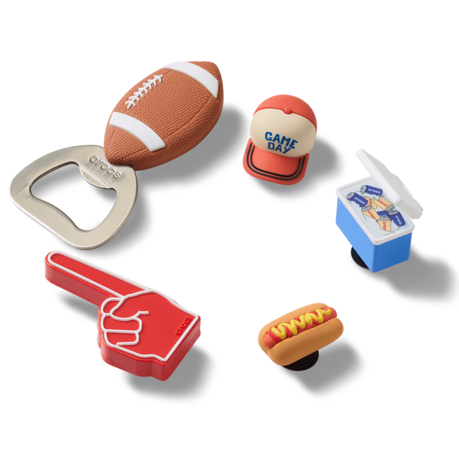 Tailgate 5 Pack Jibbitz™ charms | Crocs Top Pick