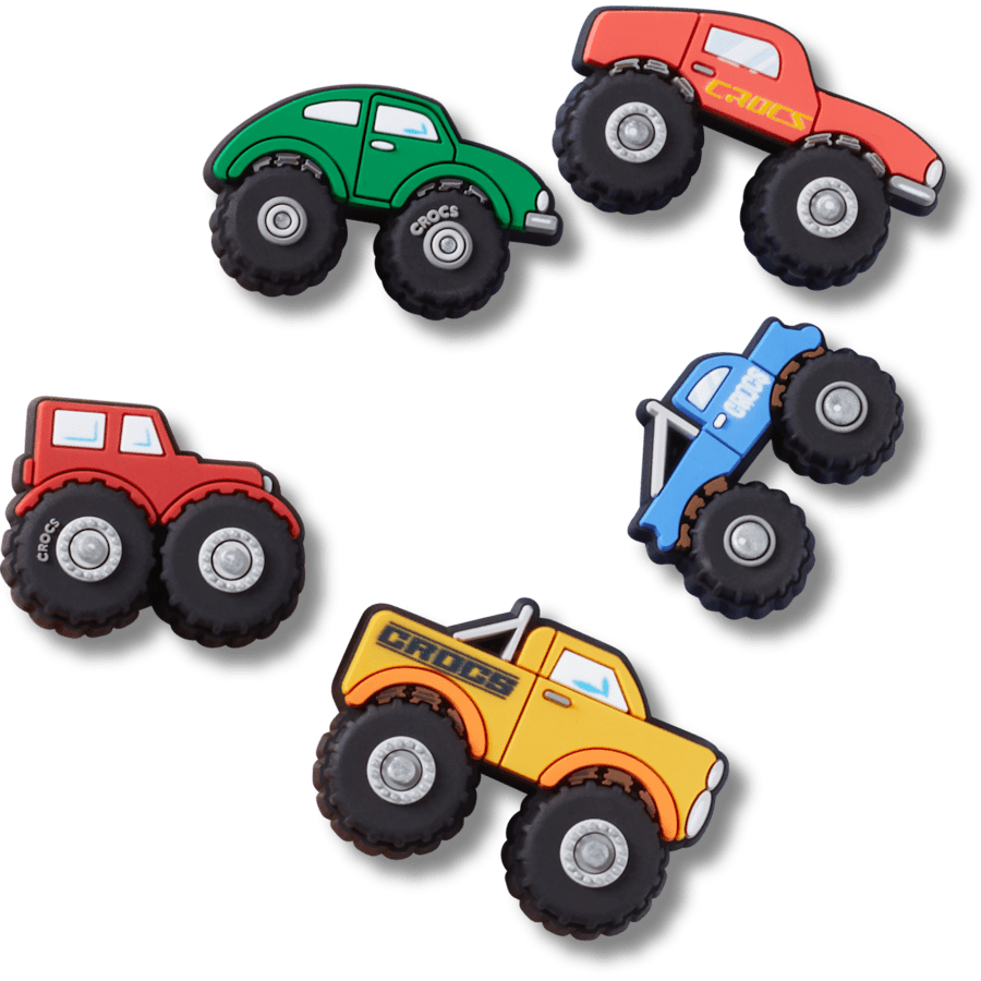 Monster Truck 5 Pack Jibbitz™ charms | Crocs Trending