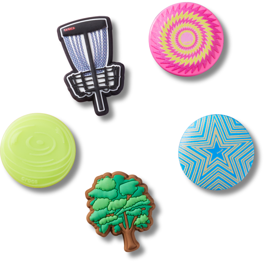 Disc Golf 5 Pack Jibbitz™ charms | Crocs Trending