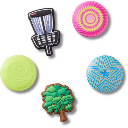 Disc Golf 5 Pack Jibbitz™ charms | Crocs Trending