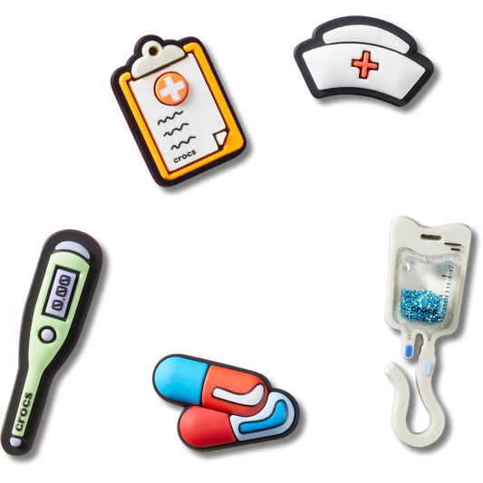 Healthcare 5 Pack Jibbitz™ charms | Crocs Top Pick