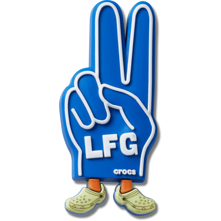 LFG Foam Peace Sign Jibbitz™ charms | Crocs Hot Sale