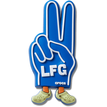 LFG Foam Peace Sign Jibbitz™ charms | Crocs Hot Sale