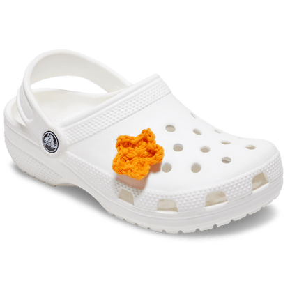 Crafted Crochet Orange Star Jibbitz™ charms | Crocs Latest