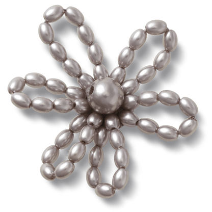 Grey Pearl Beaded Daisy Jibbitz™ charms | Crocs New