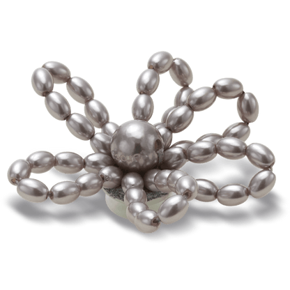 Grey Pearl Beaded Daisy Jibbitz™ charms | Crocs New