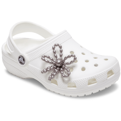 Grey Pearl Beaded Daisy Jibbitz™ charms | Crocs New