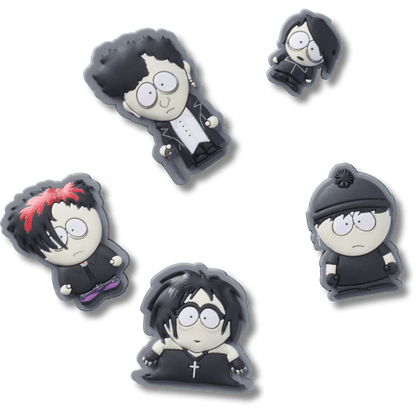 South Park Goth Kids 5 Pack Jibbitz Shoe Charm | Crocs Trending