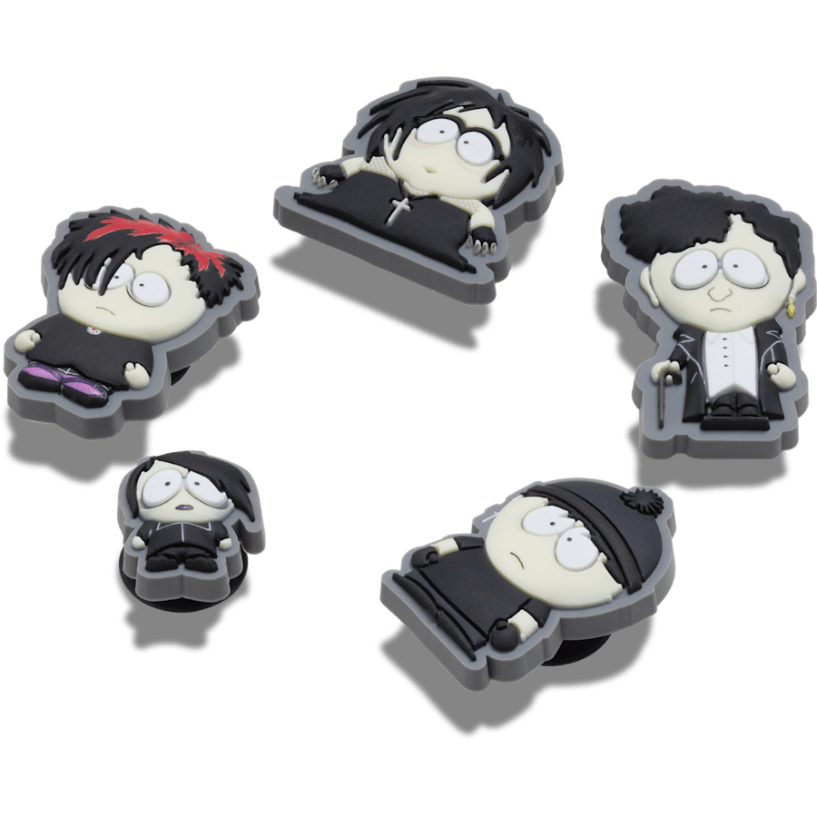 South Park Goth Kids 5 Pack Jibbitz Shoe Charm | Crocs Trending