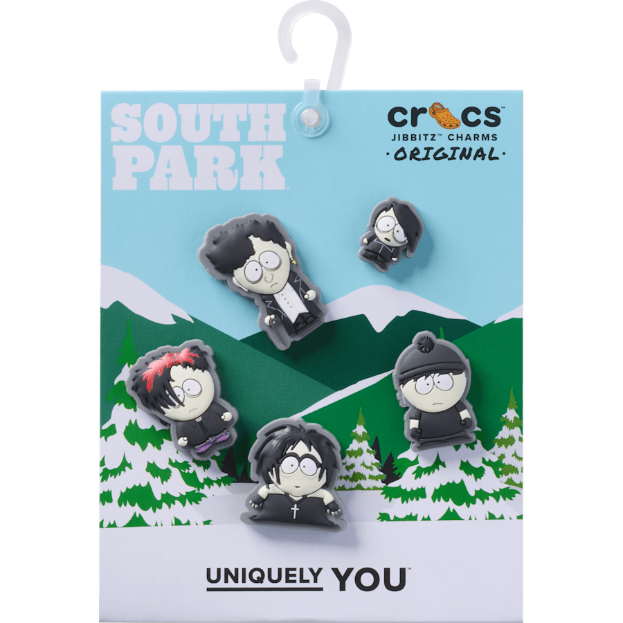 South Park Goth Kids 5 Pack Jibbitz Shoe Charm | Crocs Trending