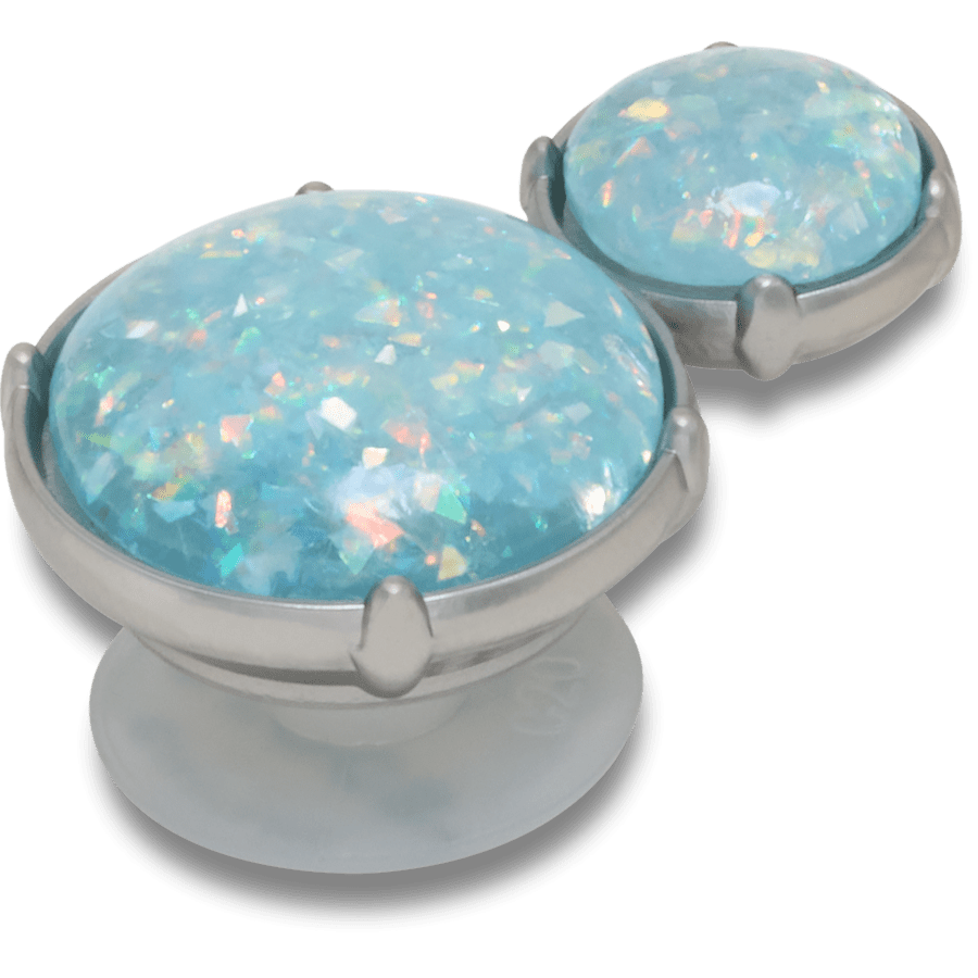 Opalescent Meta Double Gem Jibbitz™ charms | Crocs Essential