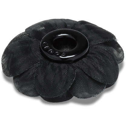 Black Chiffon Grommet Jibbitz™ charms | Crocs Signature
