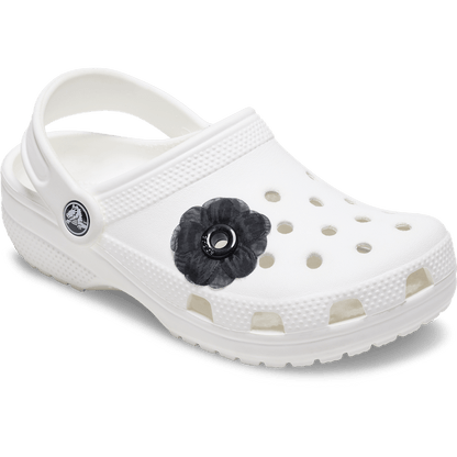 Black Chiffon Grommet Jibbitz™ charms | Crocs Signature