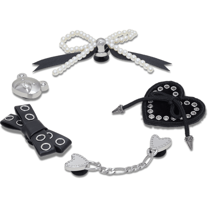 Indie Luxe Silver 5 Pack Jibbitz™ charms | Crocs Sale