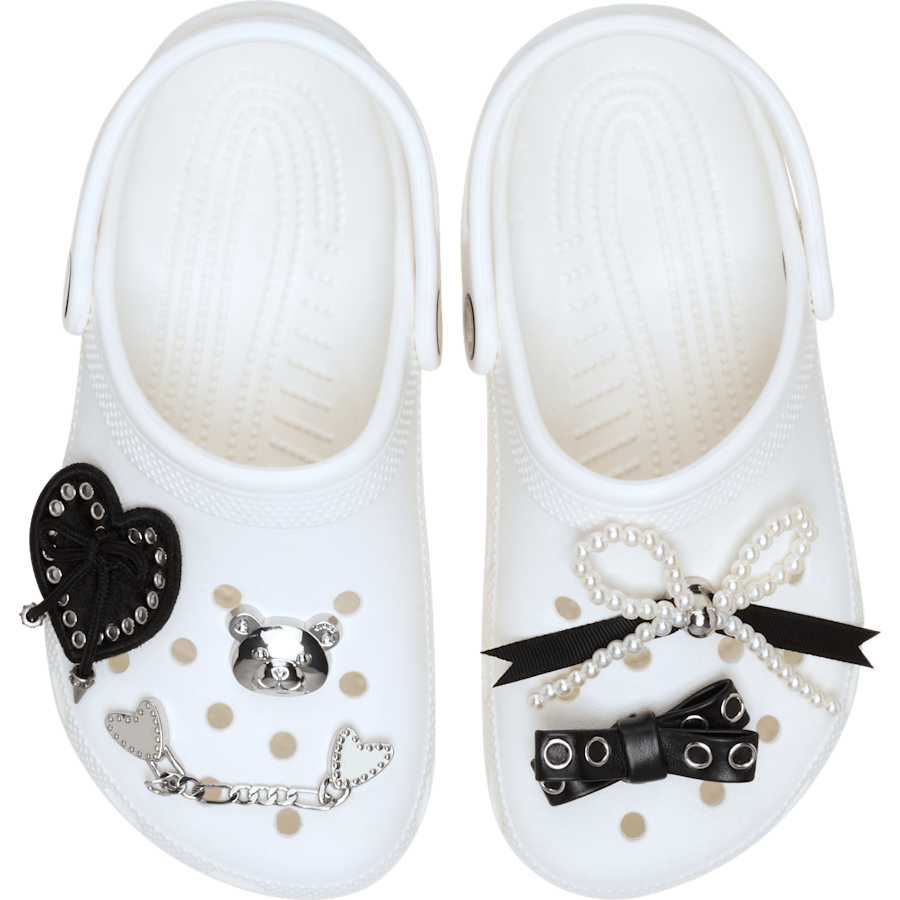 Indie Luxe Silver 5 Pack Jibbitz™ charms | Crocs Sale
