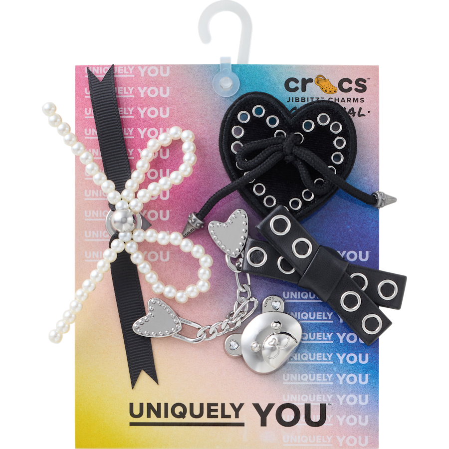 Indie Luxe Silver 5 Pack Jibbitz™ charms | Crocs Sale