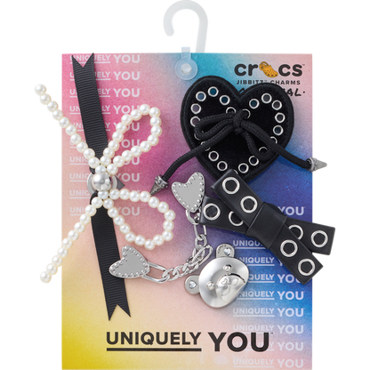Indie Luxe Silver 5 Pack Jibbitz™ charms | Crocs Sale