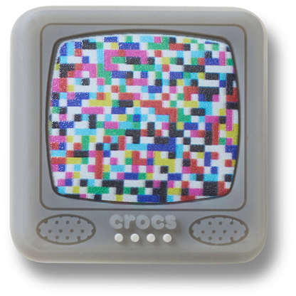 Lights Up Pixelated TV Jibbitz™ charms | Crocs Recommended