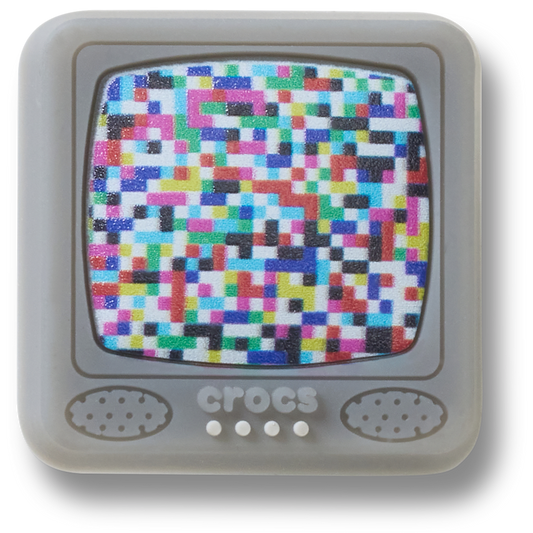 Lights Up Pixelated TV Jibbitz™ charms | Crocs Recommended