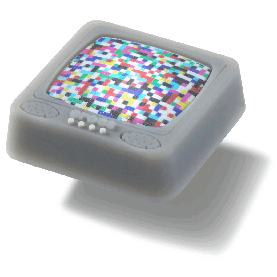 Lights Up Pixelated TV Jibbitz™ charms | Crocs Recommended