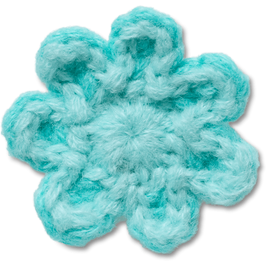 Crochet Blue Flower Jibbitz™ charms | Crocs Special Offer