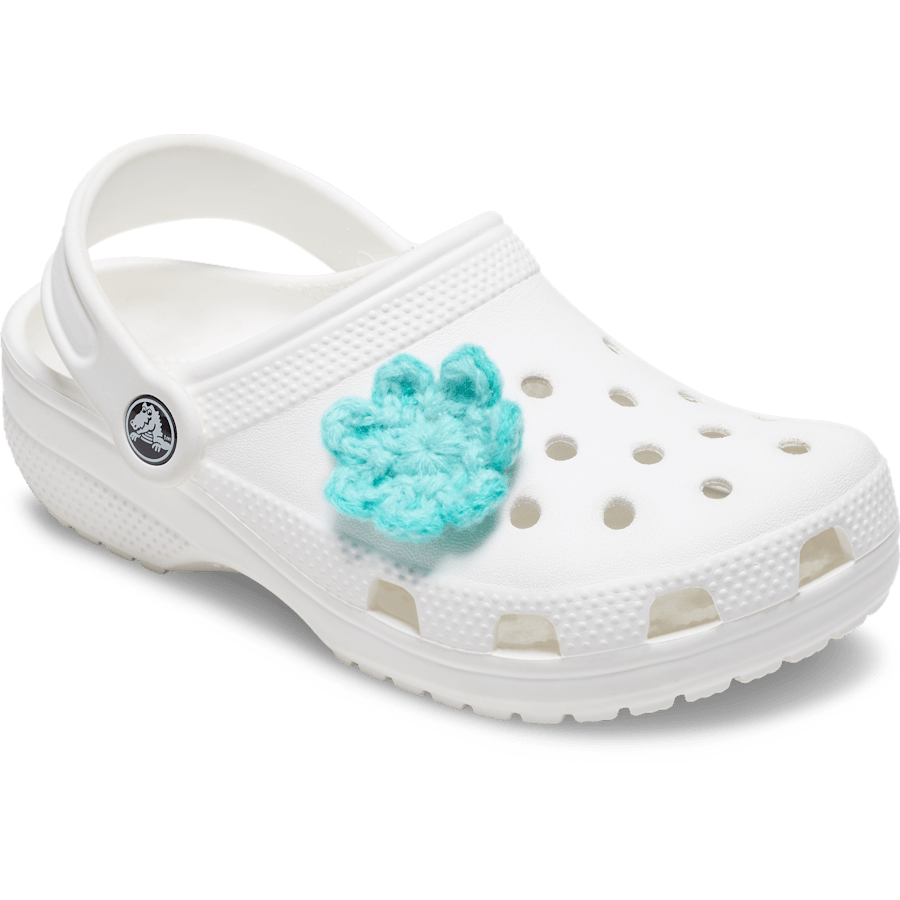 Crochet Blue Flower Jibbitz™ charms | Crocs Special Offer