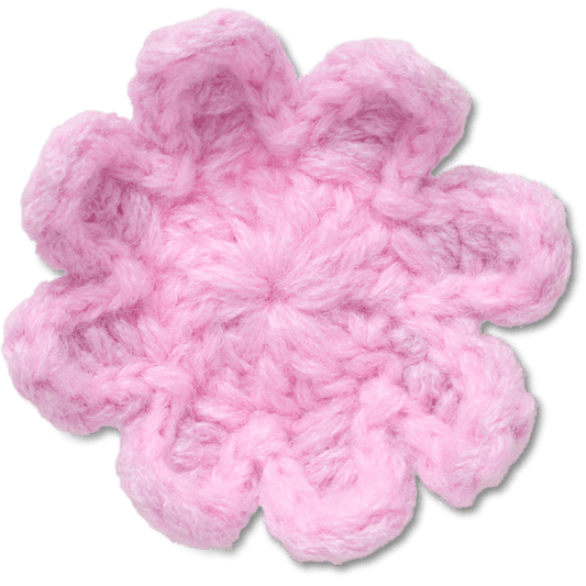 Crochet Light Pink Flower Jibbitz™ charms | Crocs Value