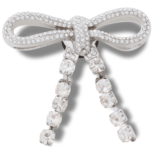 Silver Gem Bow Jibbitz™ charms | Crocs Best Price